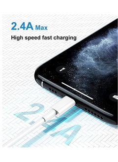 ELTRAZONE IPhone Charging Cord Lightning Cables, Original Upgraded [3Pack 1M ] Apple MFi Certified USB A Charging Cable for iPhone 14/13/12/11 Pro Mini SE XS Max X XR 8 7 6s Plus  - Image 4