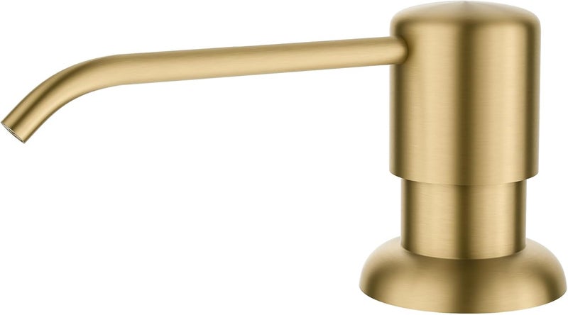 Kraus Boden Kitchen Soap and Lotion Dispenser in Brushed Brass, KSD-53BB - Image 1