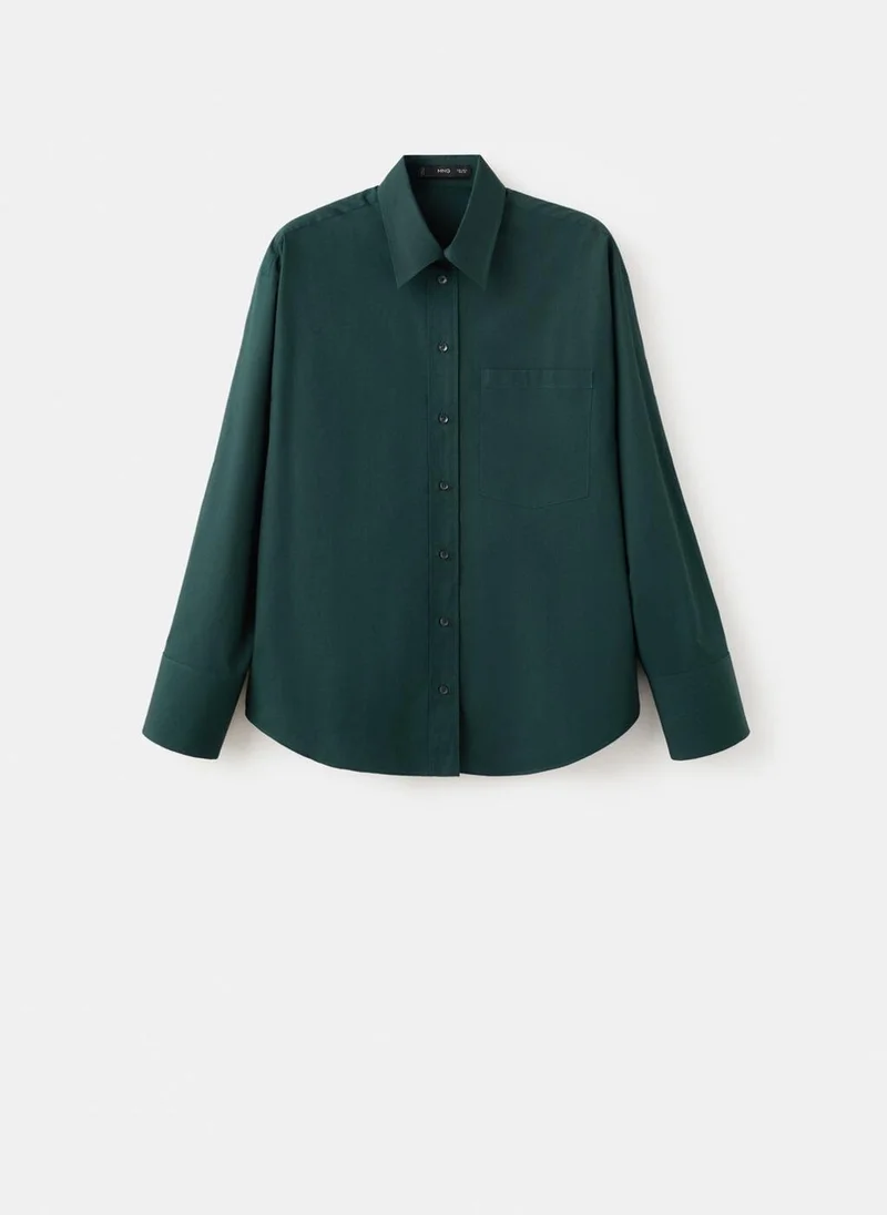 Mango  Pocket oversize shirt for Women | Best Price UAE