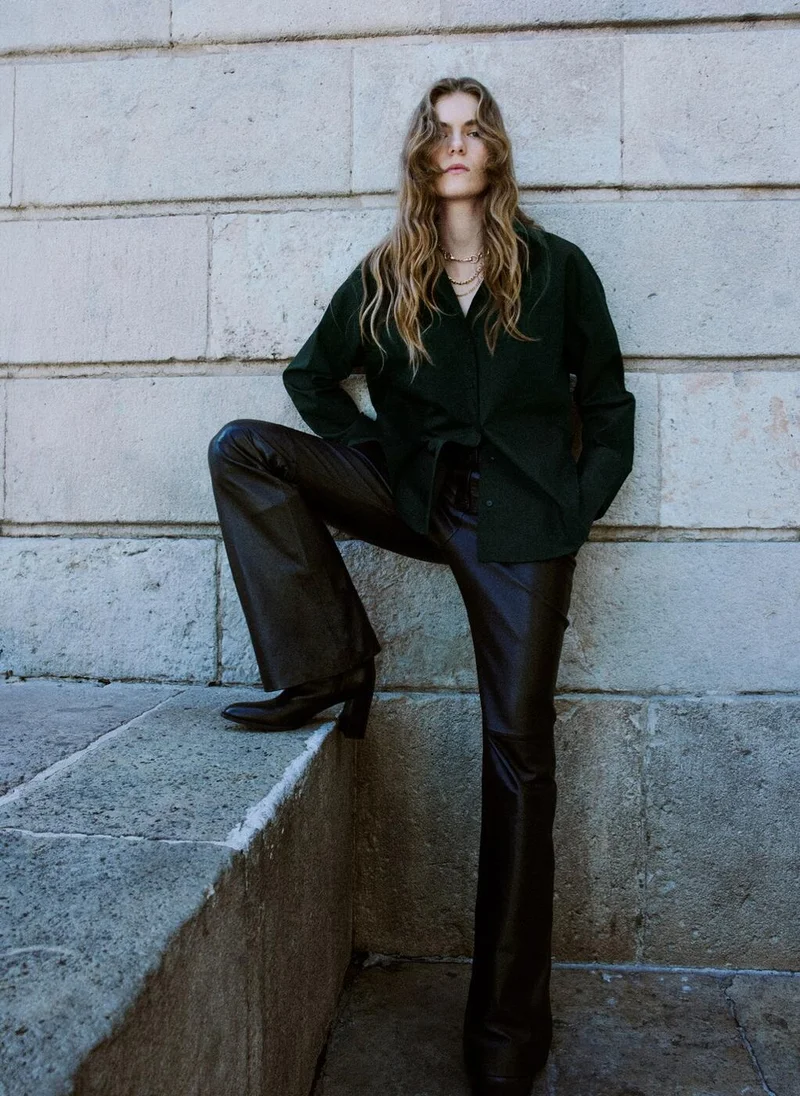 Mango  Pocket oversize shirt for Women | Best Price UAE