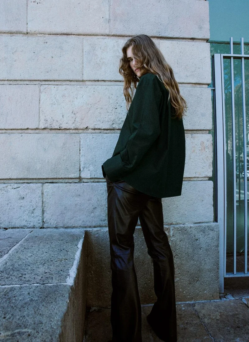 Mango  Pocket oversize shirt for Women | Best Price UAE