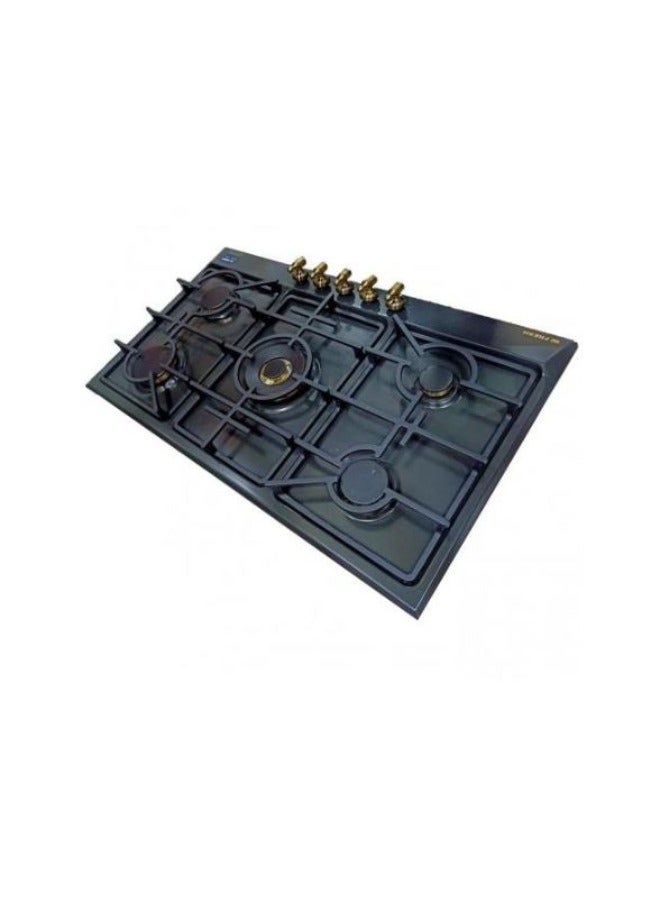 Fresh Built-in Gas Hob 90 cm Black - Rustic HAFR90CMSC1/BR - Image 3