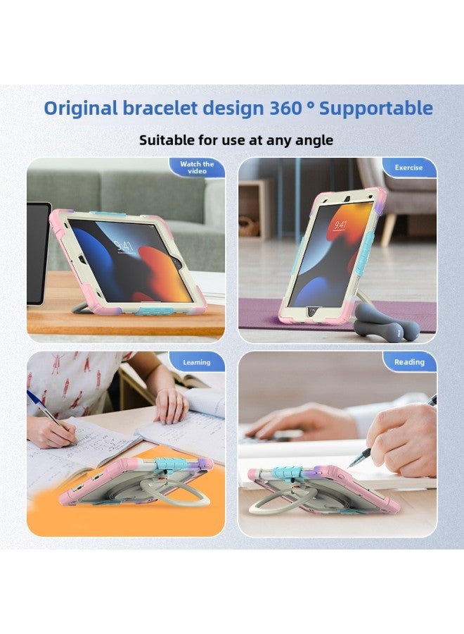 2024ipadpro غطاء حماية Air6 Apple 11 بوصة Mini5 Flat Shell 13 مقاوم للسقوط Ipad10 Bracket 10.2-اللون: أحمر مموه - الموديل المطبق: ipad Mini 4/mini 5 (2015/2019) - Image 2