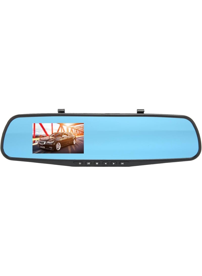 MUNTAQI Car Rearview Mirror Dash Cam – 1080P Full HD Front & Rear Dual Lens Camera with Night Vision, Wide Angle, Loop Recording, G-Sensor, Parking Monitor, Waterproof Backup Camera for Cars & Trucks - Image 5