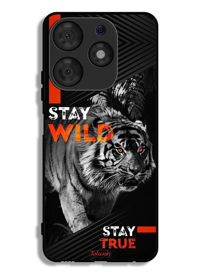 Tolwak Tecno Spark 10 Pro Protective Case Cover Stay Wild Stay True  - Image 1
