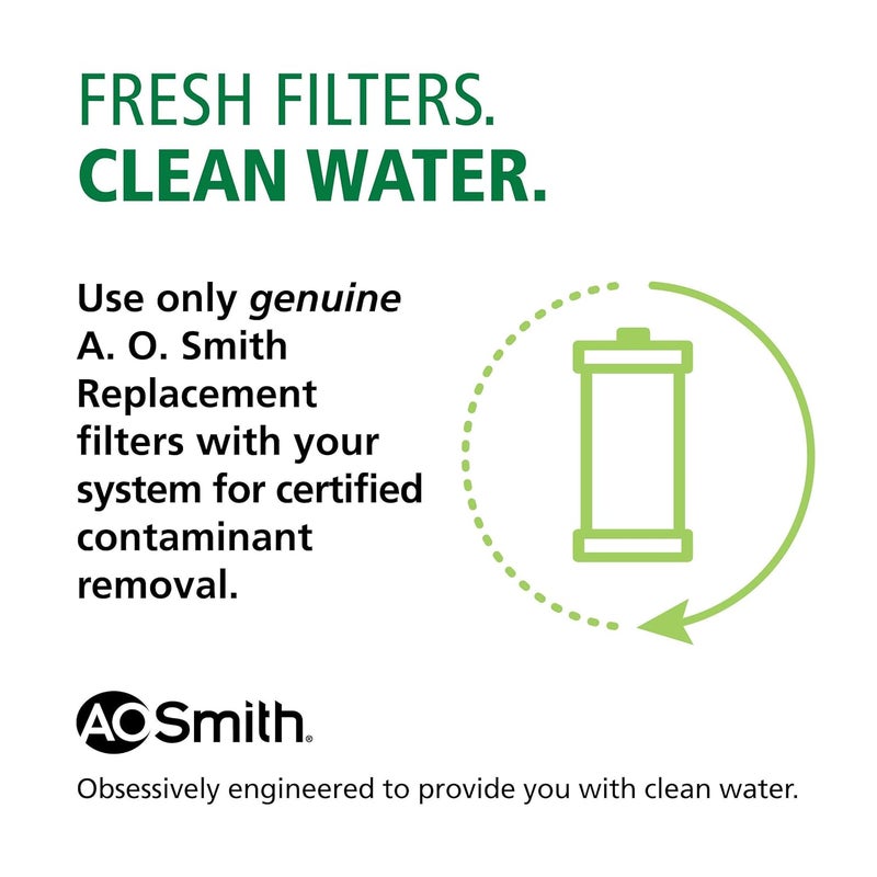 AO Smith Advanced Direct Connect Under Sink Replacement Filter for AO-MF-ADV System - Claryum Filtration Reduces Up To 99% of 78 Harmful Contaminants - AO-MF-ADV-R - Image 4