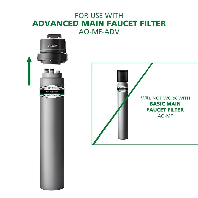 AO Smith Advanced Direct Connect Under Sink Replacement Filter for AO-MF-ADV System - Claryum Filtration Reduces Up To 99% of 78 Harmful Contaminants - AO-MF-ADV-R - Image 2