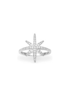 APM Monaco Meteorite Statement Silver Women's Ring