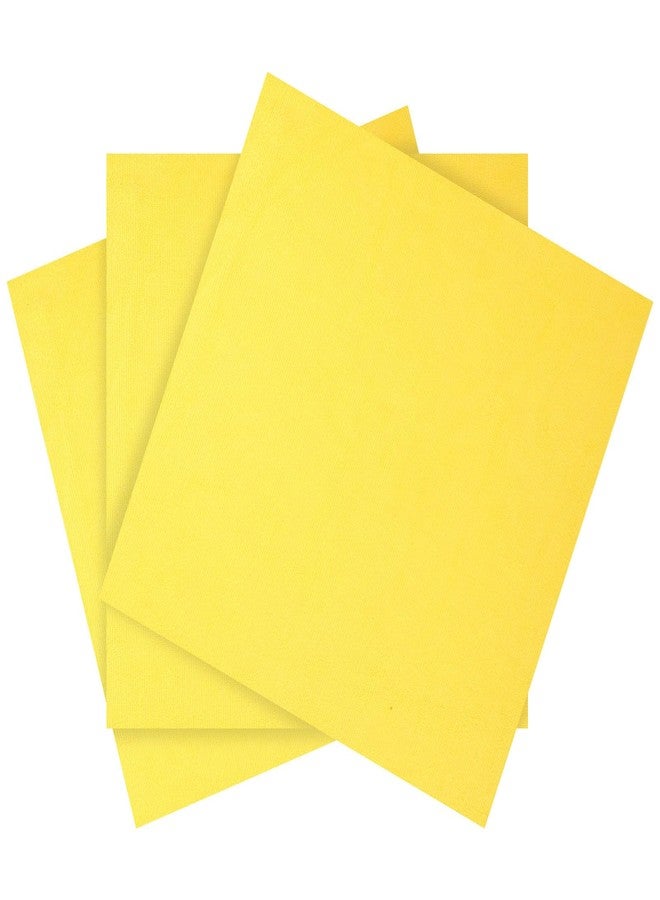 minkissy 3pcs Super Absorbent Microfiber Dusting Cloths Yellow Ultra Fine Fiber Wipes for Car Washing and Household Dust Removal - Image 1