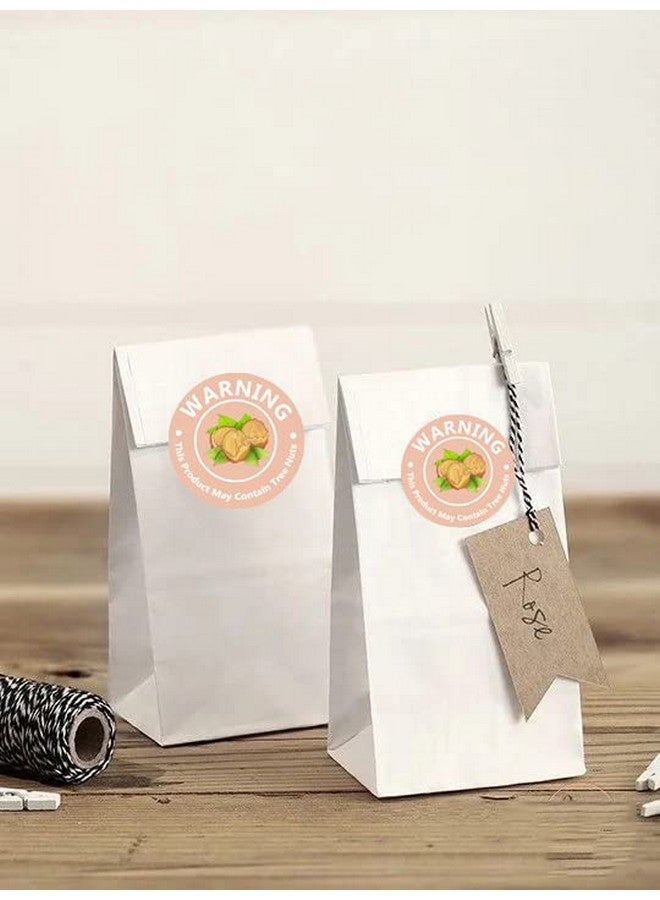 Besttile 1.5 Inch Contains Nuts Labels,Tree Nuts Allergen Labels,Allergy Warning Stickers,Food Advisory Labels For Food Packing,Retail And Restaurants,500 Pcs. - Image 5