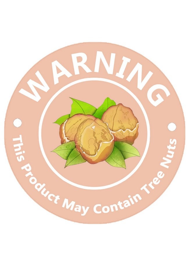 Besttile 1.5 Inch Contains Nuts Labels,Tree Nuts Allergen Labels,Allergy Warning Stickers,Food Advisory Labels For Food Packing,Retail And Restaurants,500 Pcs. - Image 1