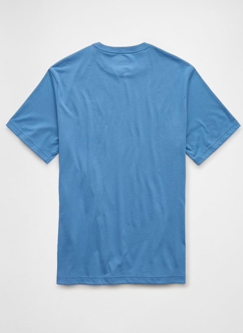 American Eagle Graphic Logo Crew Neck T-Shirt  - Image 5