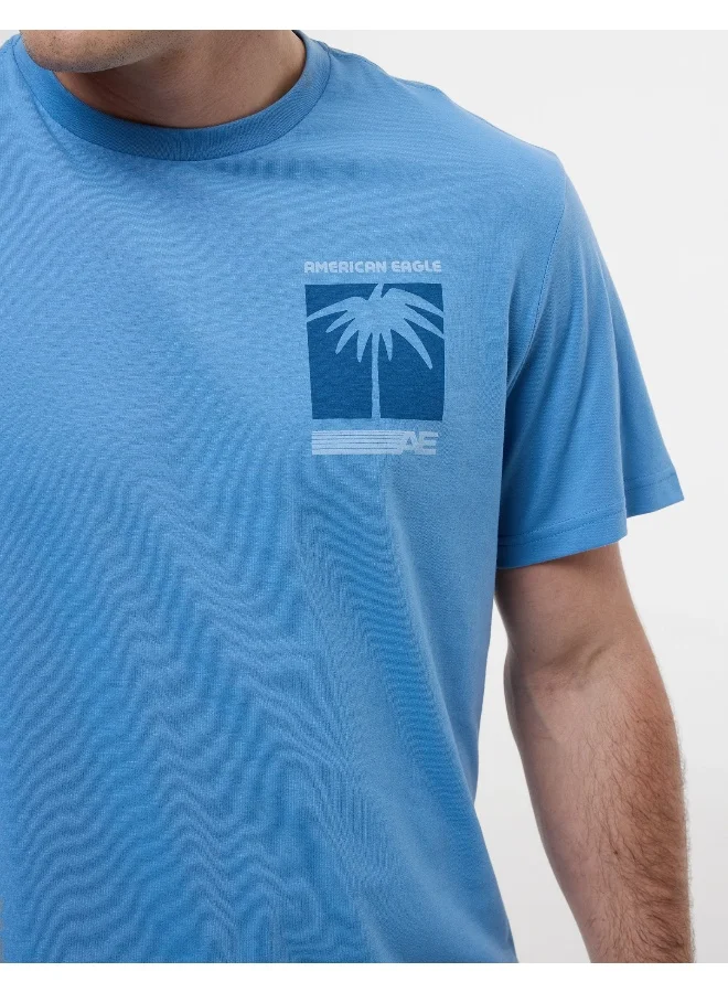 American Eagle Graphic Logo Crew Neck T-Shirt