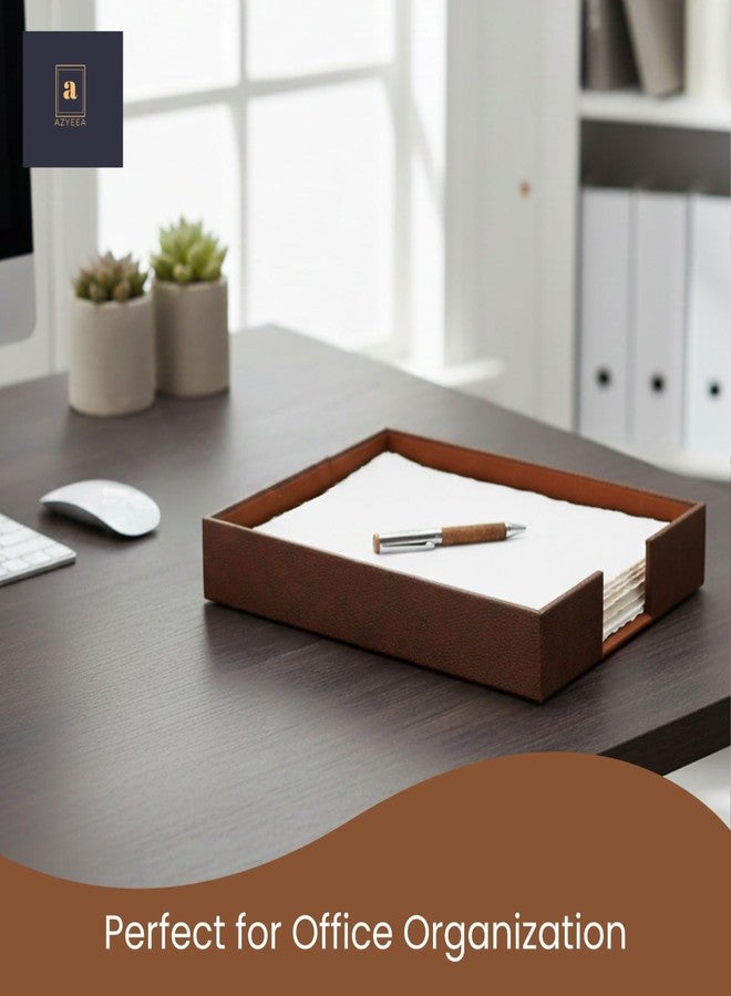 AZYEEA - Paper Tray Document Organizer File Organizer Office Table Accessories Office Organizer Office Accessories Stationary Paper Tray,Desk Table,Desk Organiser Office Tray. (Tan) - Image 2