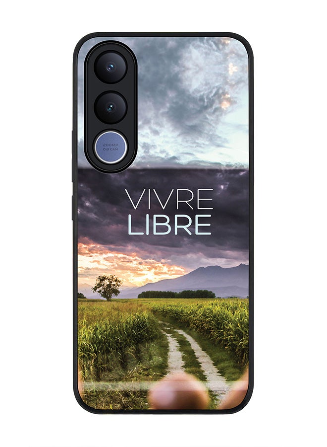 Stylizedd For vivo V70 FE Case,Slim fit Camera Protection, Shockproof Thin Phone cover  - Vivre Libre - Image 1