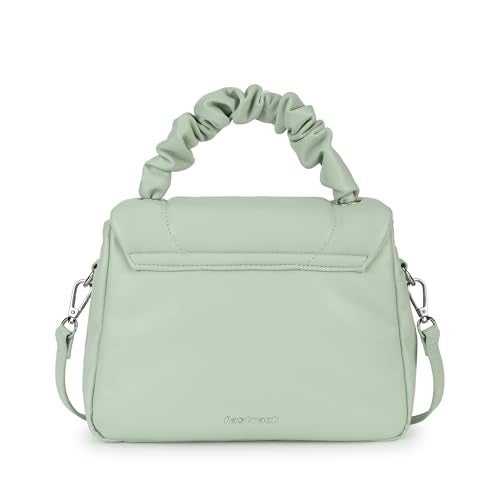 Fastrack Ruched Handle Satchel Bag for Women | Faux Leather Handbag with Dual Compartments, Organiser Pockets and Structured Silhouette | Stylish Day-to-Night Bag for Office and Weekend Outings - Image 5