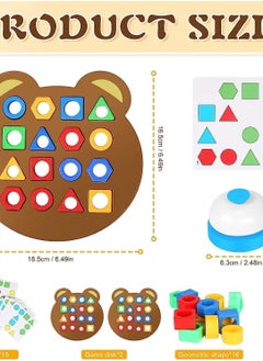 Y&D Baby Sensory Toys, Board Game Puzzles for 3 Year Olds, Toddler Toys Educational Learning And Color Sorting  - Image 5