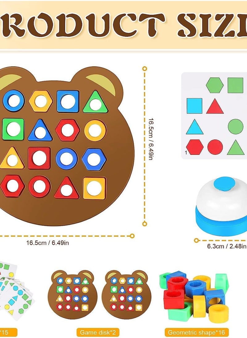 Y&D Baby Sensory Toys, Board Game Puzzles for 3 Year Olds, Toddler Toys Educational Learning And Color Sorting  - Image 5