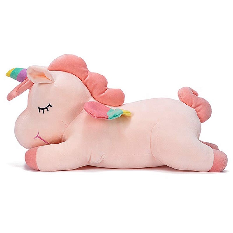 hitoshe Unicorn Stuffed Animal Soft Unicorn Plush Hugging Pillow Toy Gifts for Kids Pink 236 in - Image 2