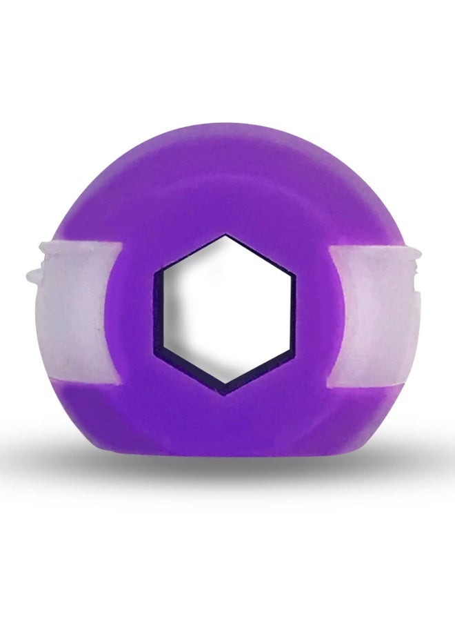 FIT PICK Pro Jawline Exerciser Tool Men&Women,Tones Face,Jaw&Neck,Jaw Exerciser Help Defines Jawline,Jawline Exerciser Helps Reduce Craving Stress Jaw Liner Tools For Men&Women,Jawline Shaper (Purple, Intermediate-Advanced) (Intermediate-Advanced (Purple)) - Image 5