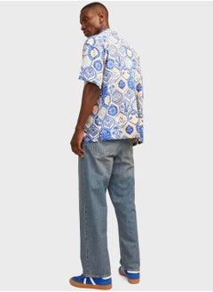 JACK & JONES Jornoto Printed Regular Fit Button Down Shirt  - Image 2