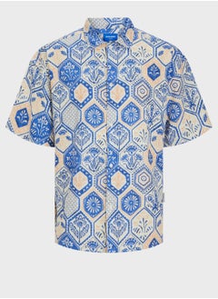JACK & JONES Jornoto Printed Regular Fit Button Down Shirt  - Image 5