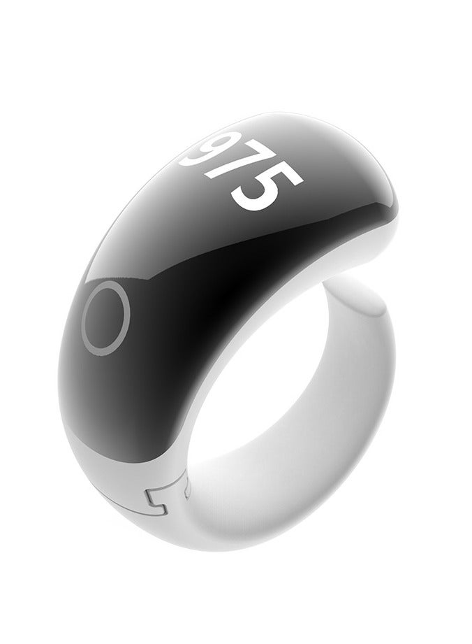 Smart Ring, Wireless Charging, Touch Buttons, 5 Interchangeable Sizes, 999999 Max Count (white)  - Image 1