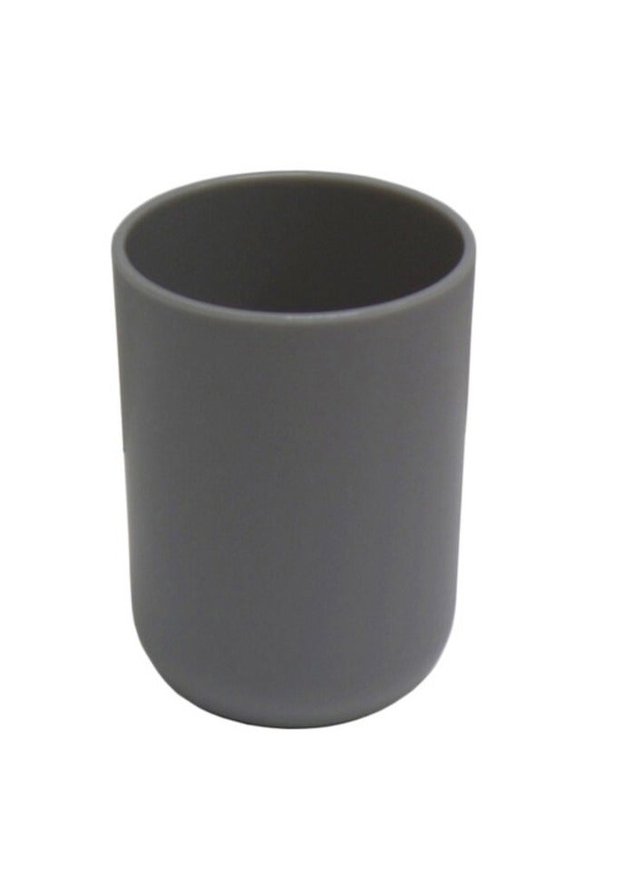 PROMASS Plastic Mouthwash Tumbler Grey
