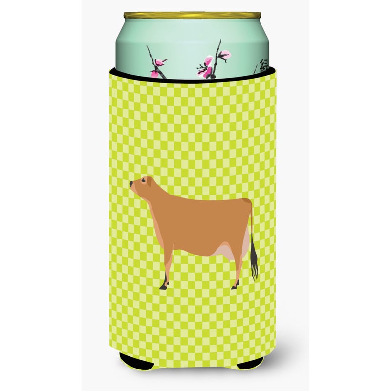 Caroline's Treasures ""Caroline's Treasures Jersey Cow Green Decorative Can Hugger  Tall Boy  Multicolor""