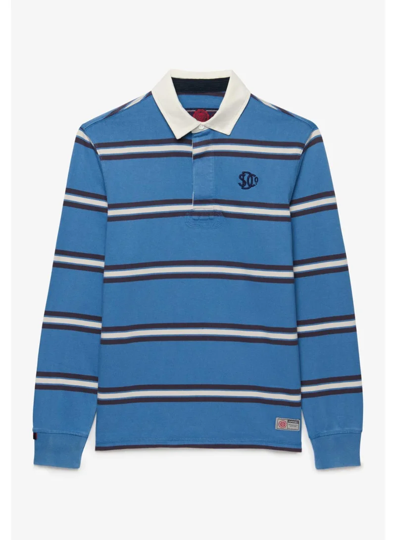 Superdry Vintage Athletic Stripe Rugby Top