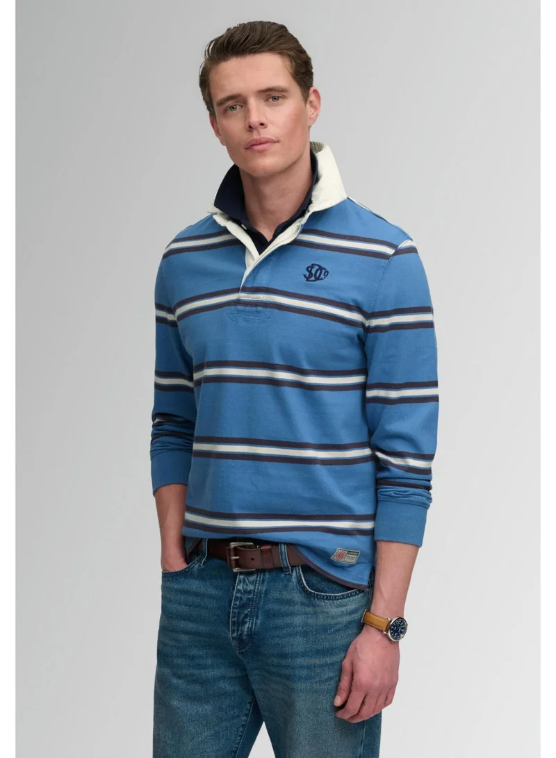 Superdry Vintage Athletic Stripe Rugby Top