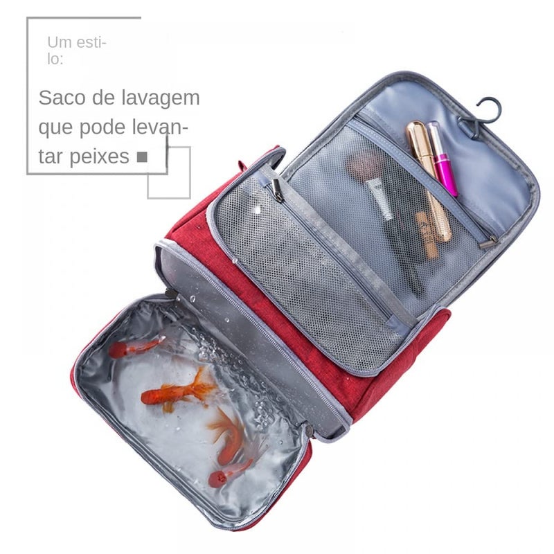 حقيبة مكياج، حقيبة مكياج نسائية، منظم رحلات عمل، مجموعة حقيبة سفر مقاومة للماء - Image 3