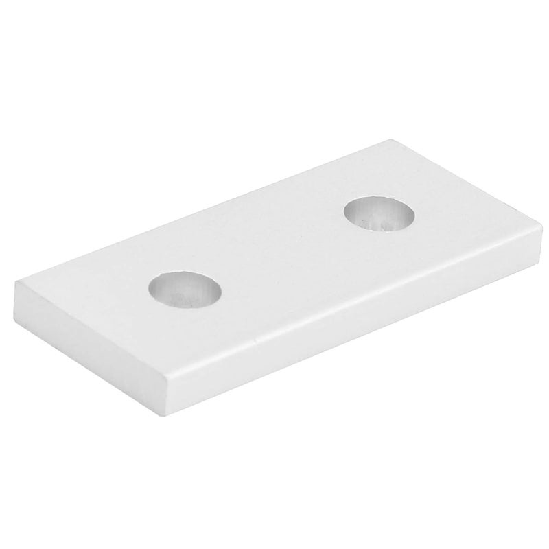 klarako Flat Connecting Reinforcement 2 Hole 10Pcs Joining Plate Aluminum for Linear Extension Connection, Oxidation, Aluminum Frame Structure (2020) - Image 1