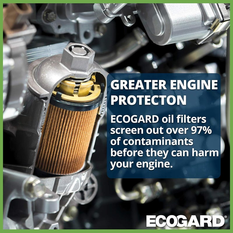 ECOGARD X5691 Premium Cartridge Engine Oil Filter - Image 3