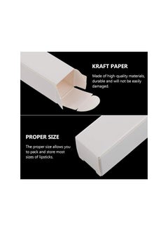 WYBOT 50Pcs Kraft Paper Lipstick Boxes, Essential Oil Packaging Boxes, DIY Supplies Beauty Accessories Makeup Organzier Tube Storage  - Image 4
