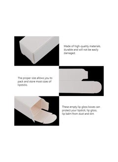 WYBOT 50Pcs Kraft Paper Lipstick Boxes, Essential Oil Packaging Boxes, DIY Supplies Beauty Accessories Makeup Organzier Tube Storage  - Image 5