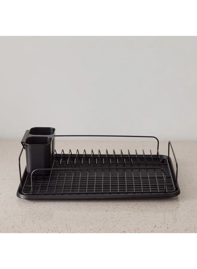 Home Box Daisy Dish Rack with Holder 43 x 11 x 31 cm