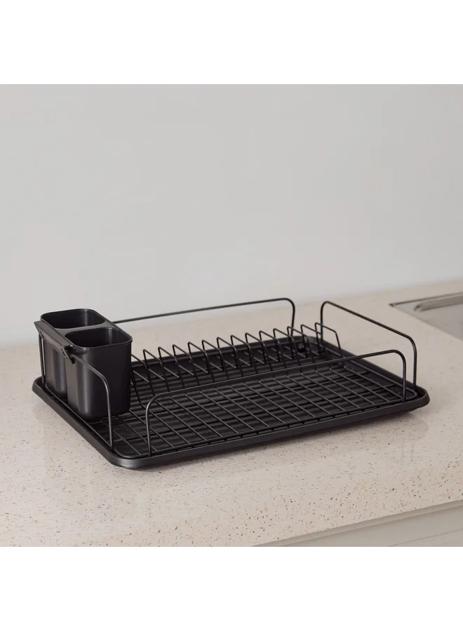 Home Box Daisy Dish Rack with Holder 43 x 11 x 31 cm