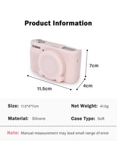 Generic SX730 SX740 Camera Case, Canon PowerShot SX740/SX730 HS Camera Soft Silicone Case - Scratch Resistant Slim Fit Lightweight Case  - Image 3