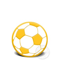 PS5PS4 Football Theme Rocker Cap Silicone Cap XBOX ONE 360 Mushroom Head Button Soft Rubber Cap-Product Color:Yellow Background White