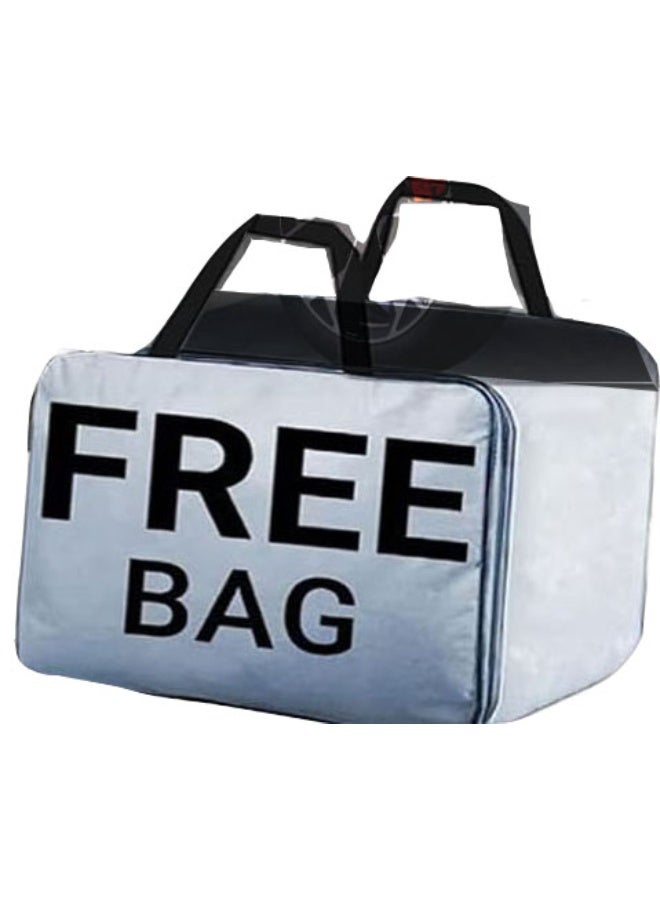 TORONTO Waterproof SUV Car Cover for GMC YUKON (2007–2025) – All Weather Indoor Outdoor Use – UV Snow Rain Dust Protection – Scratch-Resistant – Includes Duster & Carry Bag – Grey - Image 2