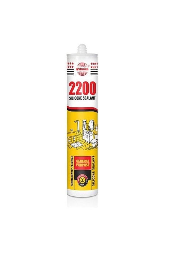 Asmaco - Silicon Sealant Clear 2200 - Image 1