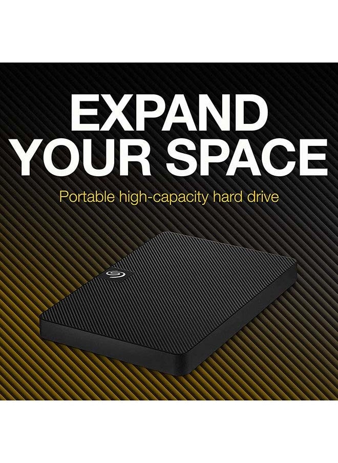 Seagate Products - 1TB Expansion Portable USB 3.0 External Hard Drive, Micro-USB 3.0 Interface, Bus Powered, Preformatted exFAT, Rescue Data Recovery Services Windows and Mac Compatible, Black | STKM1000400 1 TB - Image 1