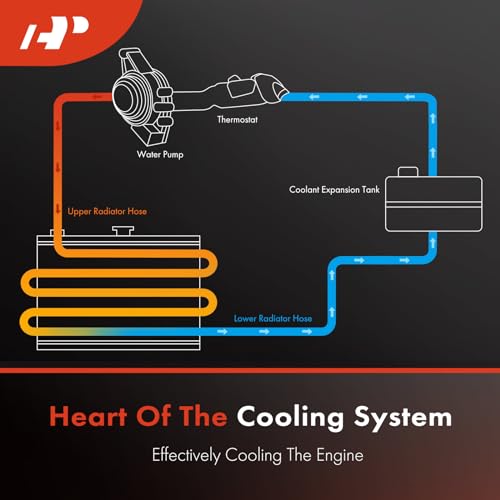 A-Premium Upper Radiator Coolant Hose Compatible with Mercedes-Benz W211 E320 2003 2004 2005 V6 3.2L Gas, Replace# A2115010382, 2115010382 - Image 2