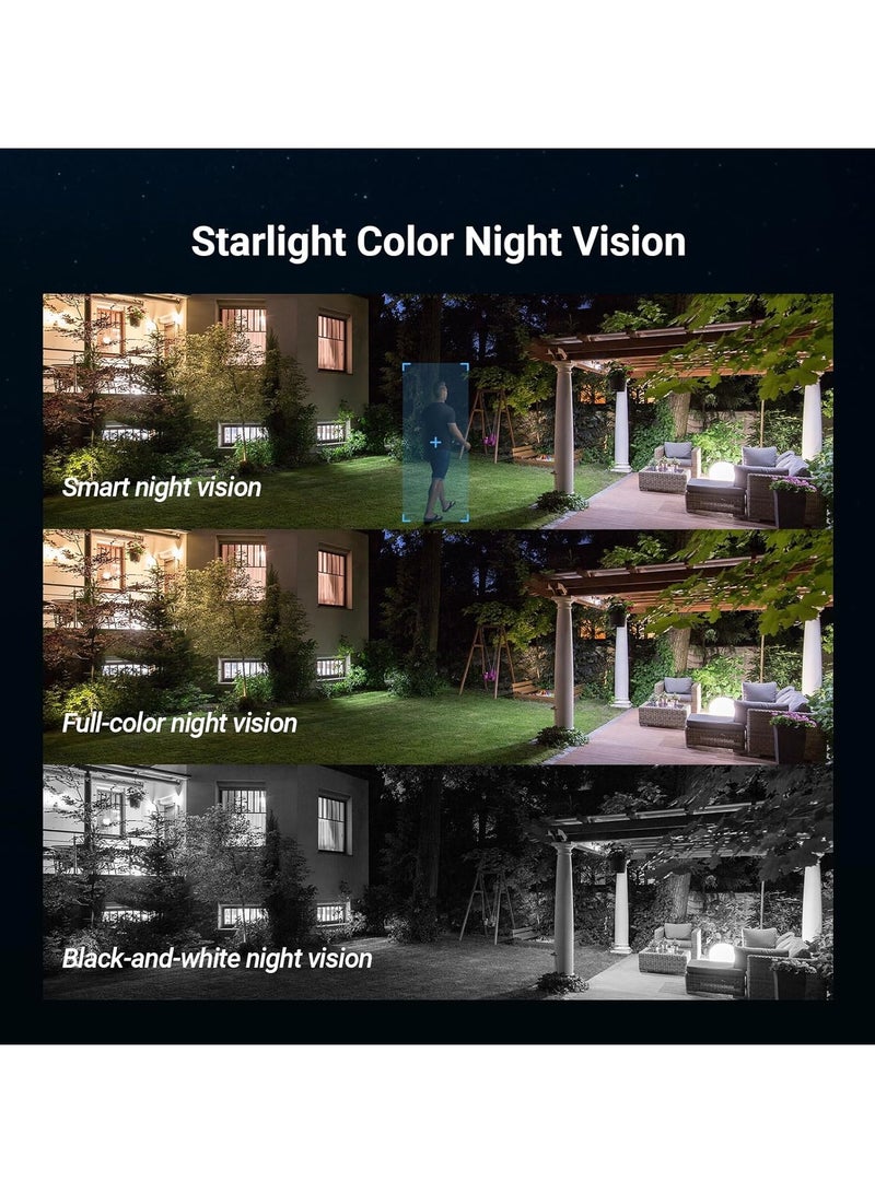 EZVIZ H8C 4G 2K Pan & Tilt 4G Camera with Auto-Tracking, 2 Way Talk, Color Night Vision, Active Defense with Siren & Strobe Light, Weatherproof, H.265 Video, Supports MicroSD Card, White - Image 5