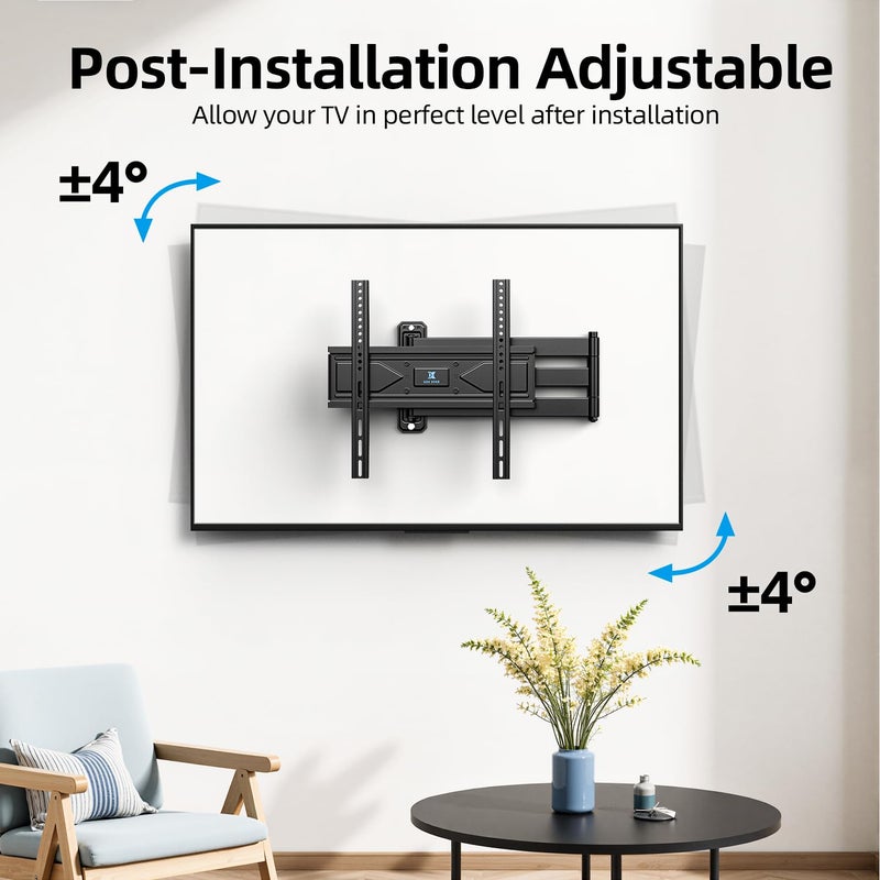 USX STAR Corner TV Wall Mount Long Arm TV Mount Bracket for 32-70 Inch TVs, Full Motion Mounts with 32â€ Articulating Arms Extension & Tilt & Swivel, Holds up to 400x400mm VESA, 80 lbs for 55 65 TVS - Image 5