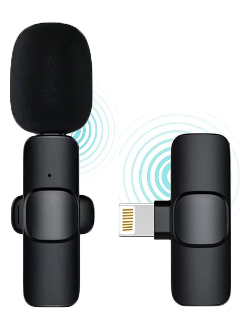 ELTRAZONE ميكروفون لافاليير لاسلكي لجهاز iPhone و iPad Mini - ميكروفون ليوتيوب وفيسبوك وبث مباشر وتيك توك وفلوغ وزوم وتسجيل فيديو - تقليل الضوضاء/لا حاجة لتطبيق وبلوتوث - Image 1