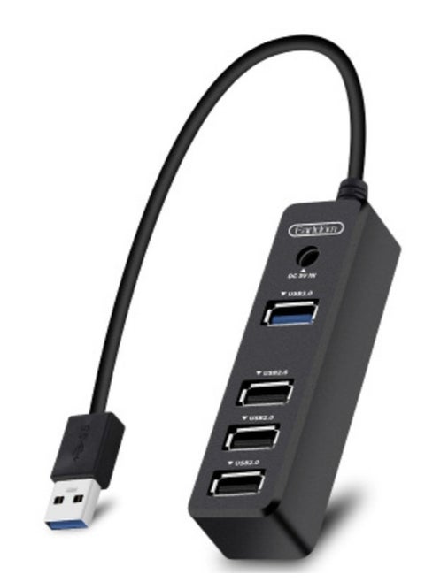 Earldom Laptop Docking Station USB3.0 to 3*USB 2.0 1*USB 3.0 Hub Adapter 5GBit/s Gigabit Ethernet for PC Laptop with No Need Driver