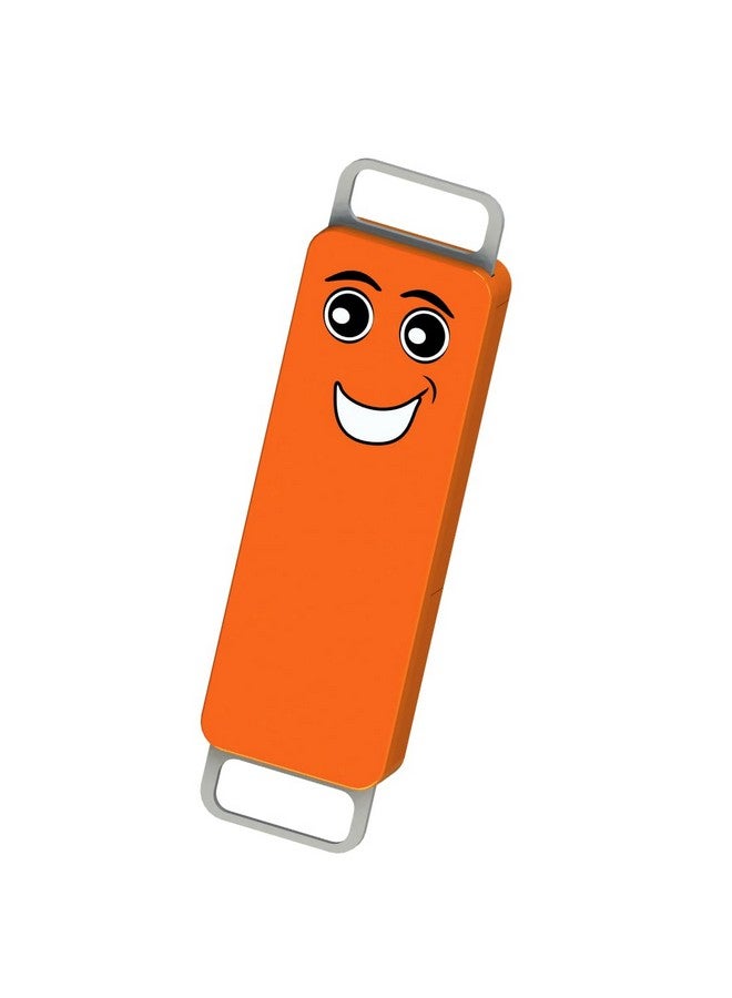 بليكس لعبة Blix Queaky - لعبة STEM، لعبة تجريبية، لعبة تعليمية، لعبة إبداعية، لعبة تعليمية، أفضل لعبة هدية للأطفال، لعبة Queaky ليست مجرد لعبة موسيقية وصوتية، التعلم من خلال اللعب (برتقالي) - Image 1