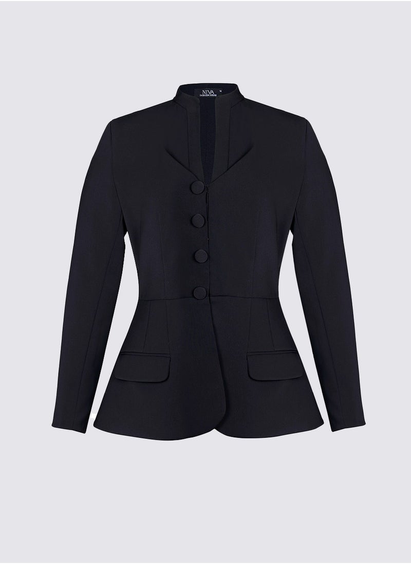 NIVA FASHION HOUSE Centre Pleated Jacket  - Image 1